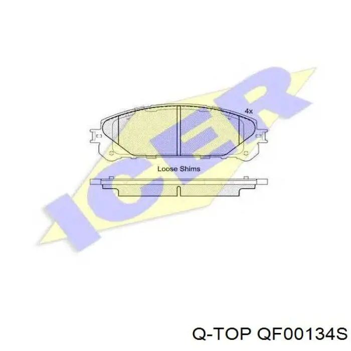 QF00134S Q-top Колодки передние