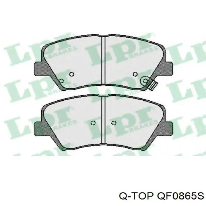 Передние тормозные колодки QF0865S Q-top