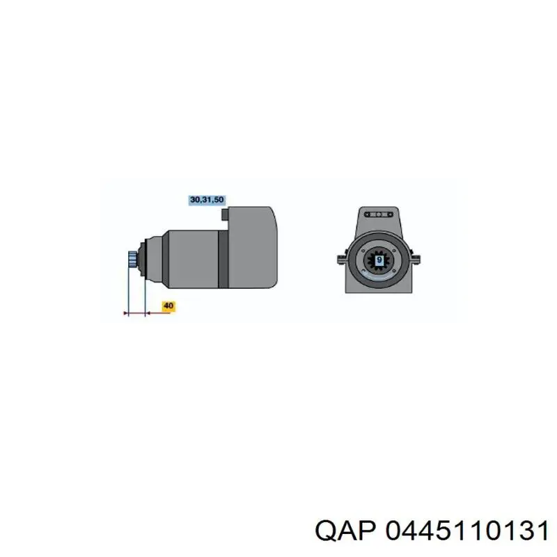 0445110131 QAP Топливные форсунки