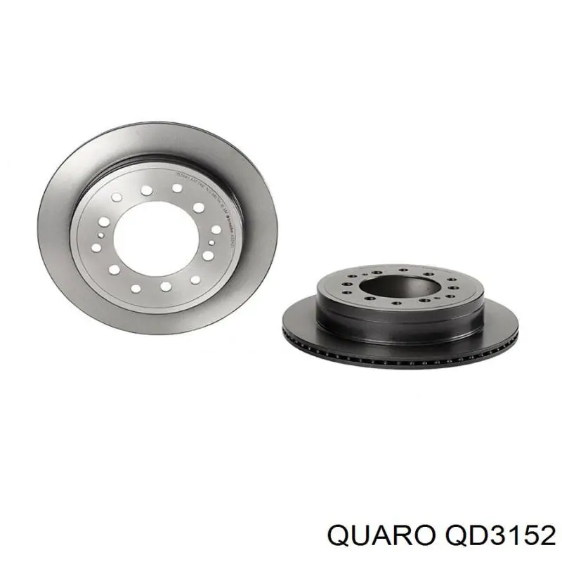 Тормозные диски QD3152 Quaro