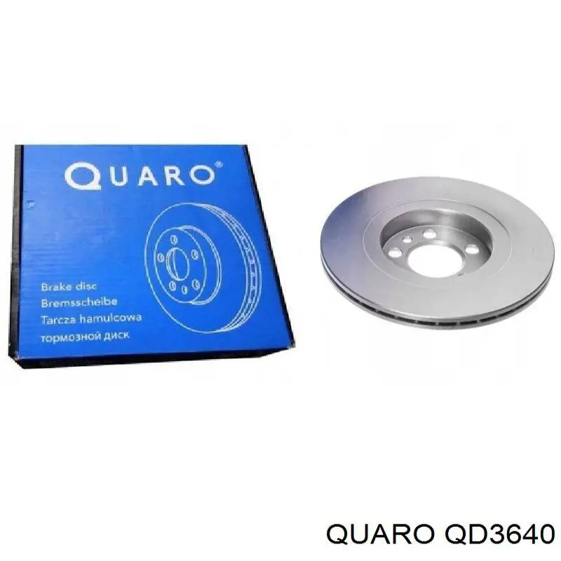 Передние тормозные диски QD3640 Quaro