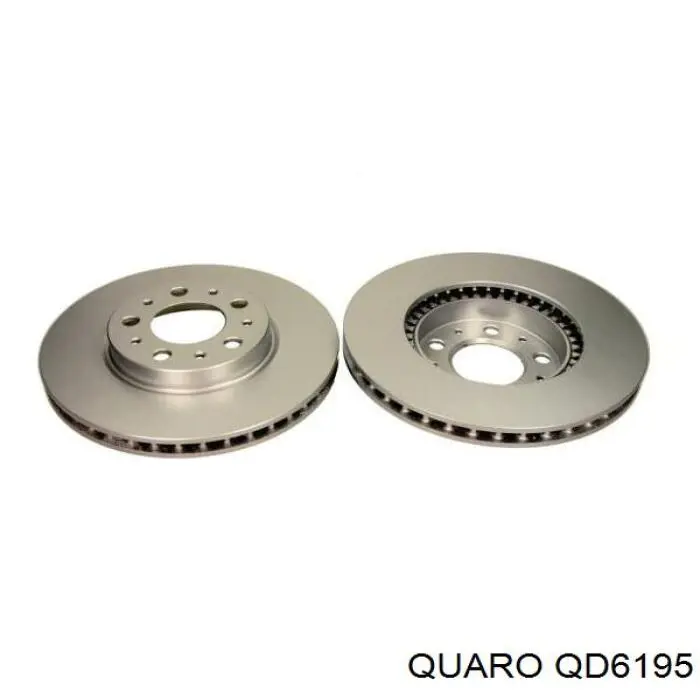 Передние тормозные диски QD6195 Quaro