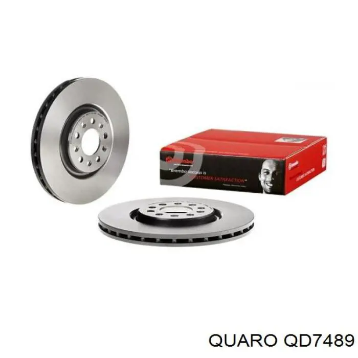 Передний тормозной диск Quaro QD7489