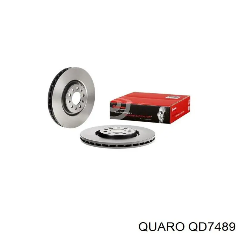 QD7489 Quaro Диск тормозной передний