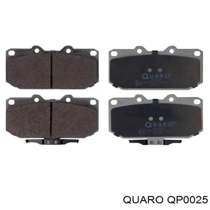 Передние тормозные колодки QP0025 Quaro