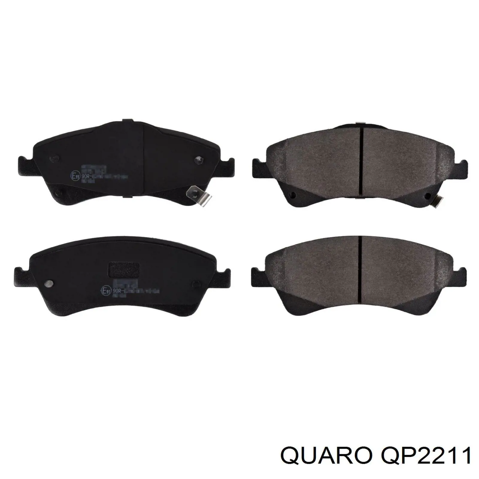 Передние тормозные колодки QP2211 Quaro