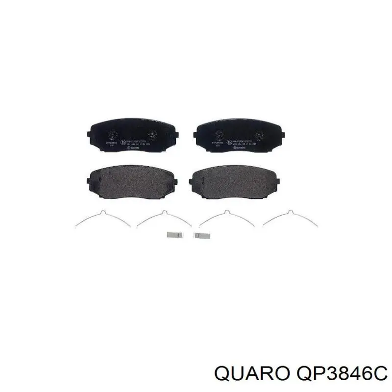 Колодки Quaro QP3846C цена, от 36.19 USD