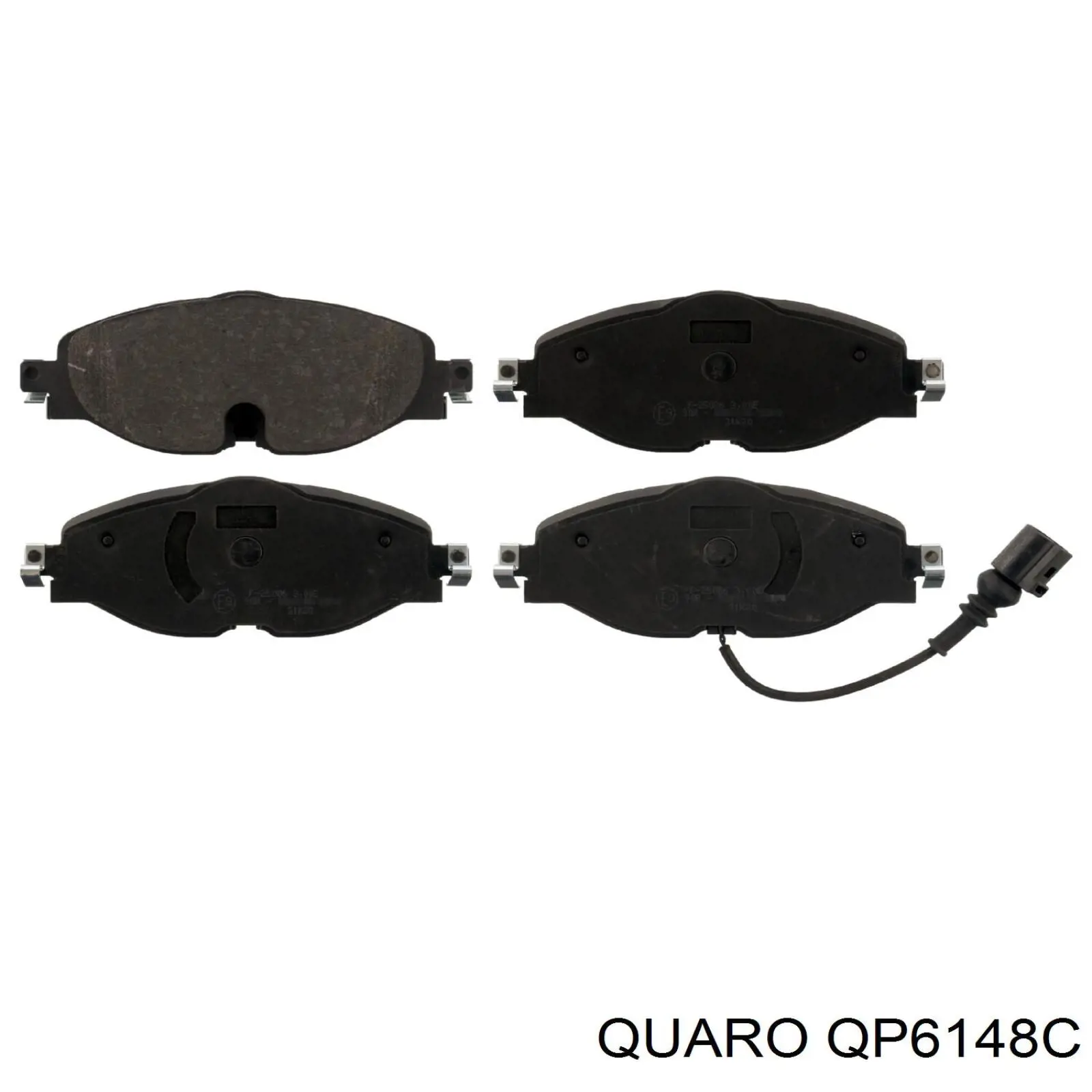 Колодки Quaro QP6148C цена, от 43.39 USD