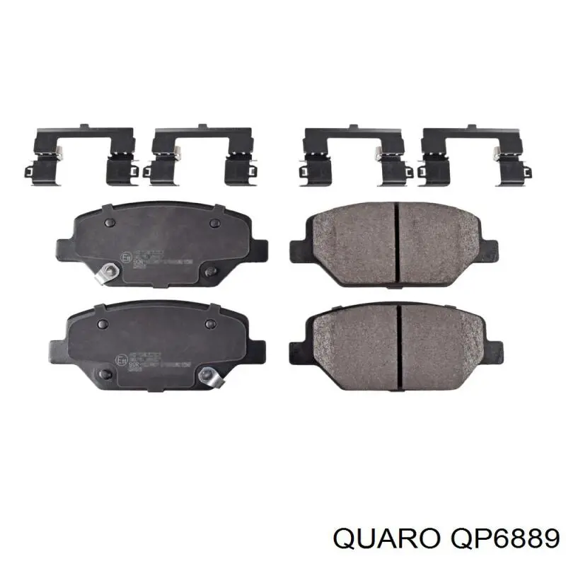 Передние тормозные колодки QP6889 Quaro