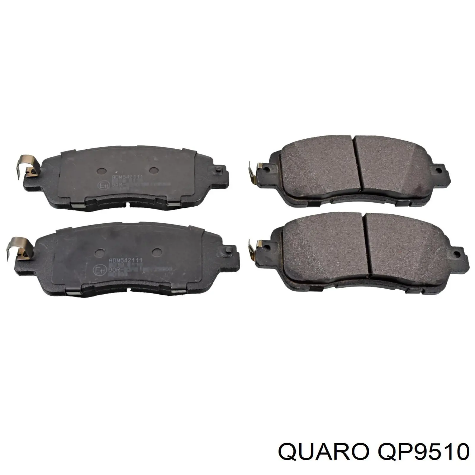 Передние тормозные колодки QP9510 Quaro