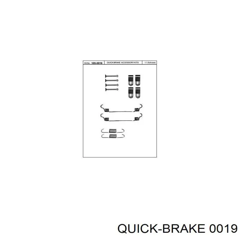 Купить 0019 Quick Brake Штуцер прокачки суппорта тормозного переднего