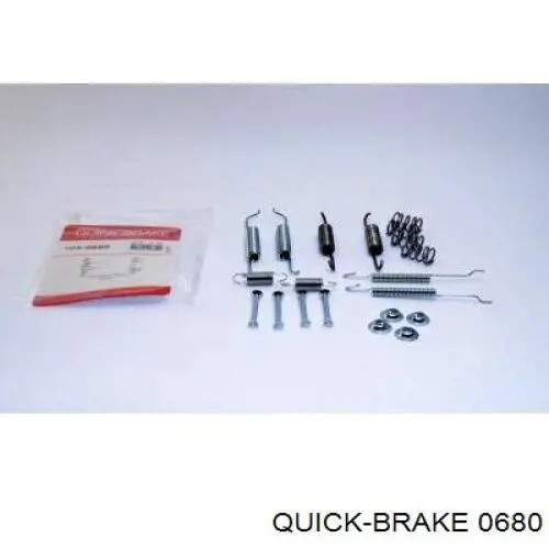 0680 Quick Brake монтажный комплект задних барабанных колодок