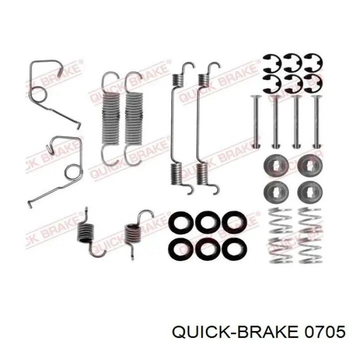 0705 Quick Brake ремкомплект тормозных колодок