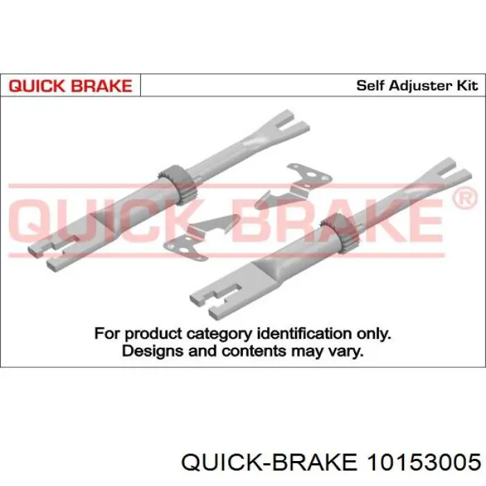 Механизм подвода (самоподвода) барабанных колодок (разводной ремкомплект) QUICK BRAKE 10153005