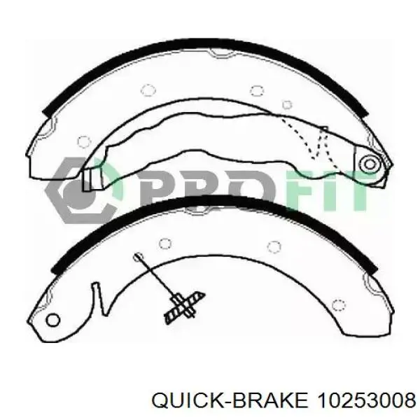 Тормозная скоба Quick Brake 10253008 цена, от 13.36 USD
