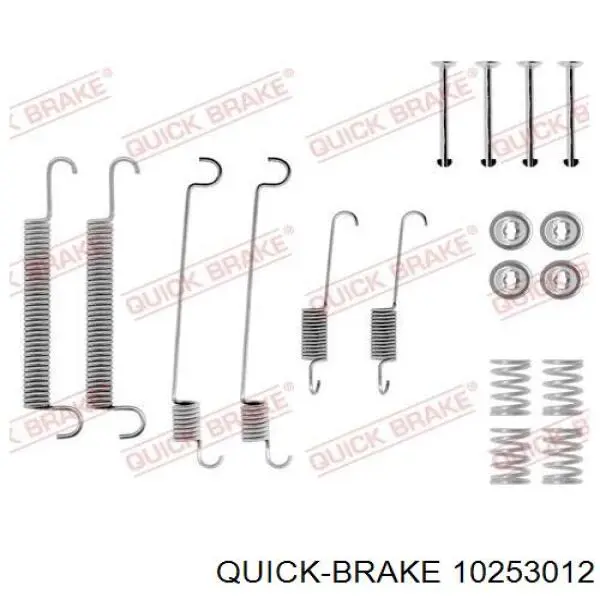 Механизм подвода (самоподвода) барабанных колодок (разводной ремкомплект) 10253012 Quick Brake