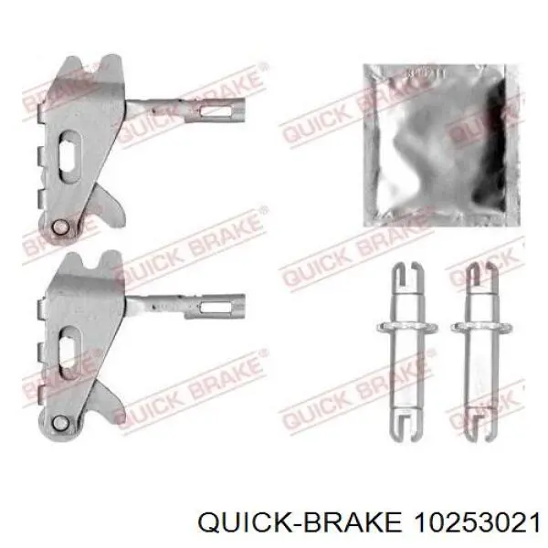 Механизм подвода (самоподвода) барабанных колодок (разводной ремкомплект) Quick Brake 10253021 цена, от 15.10 USD