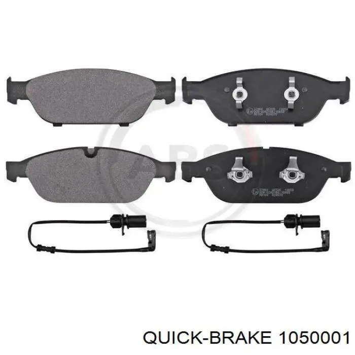 Установочный комплект задних барабанных колодок Quick Brake 1050001 цена, от 6.73 USD