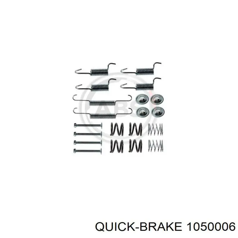 Купить 1050006 Quick Brake Монтажный комплект задних барабанных колодок