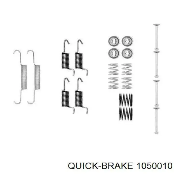 Монтажний комплект задніх барабанних колодок 1050010 Quick Brake