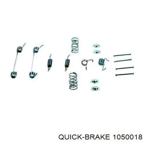 Установочный комплект задних барабанных колодок Quick Brake 1050018 цена, от 4.45 USD