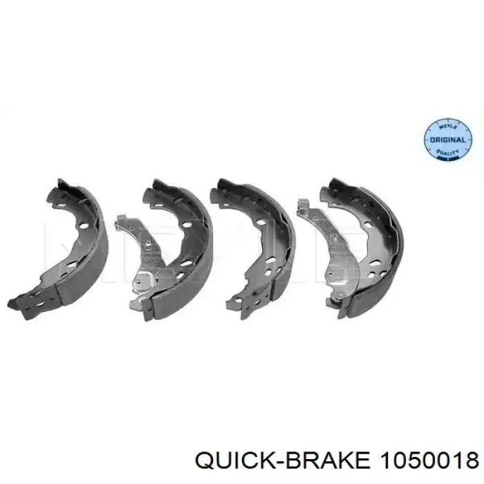 Купить 1050018 Quick Brake Монтажный комплект задних барабанных колодок