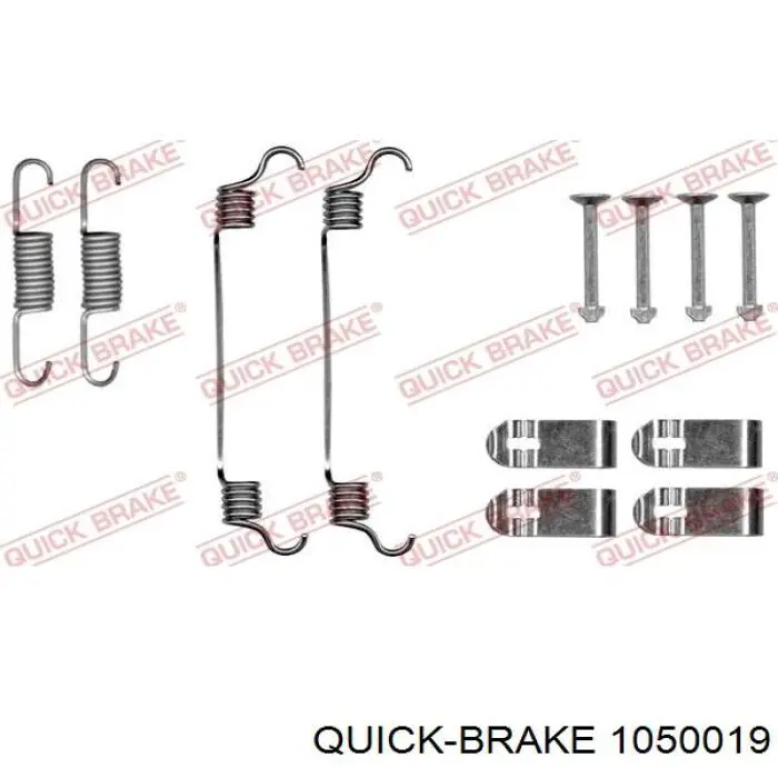1050019 Quick Brake kit de reparação dos freios traseiros