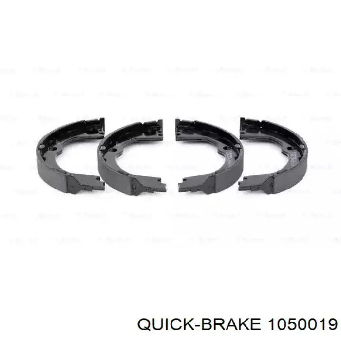 Ремкомплект задніх гальм 1050019 Quick Brake