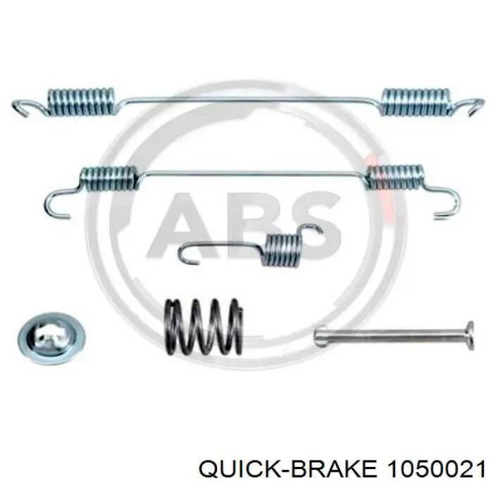 105-0021 Quick Brake монтажный комплект задних барабанных колодок