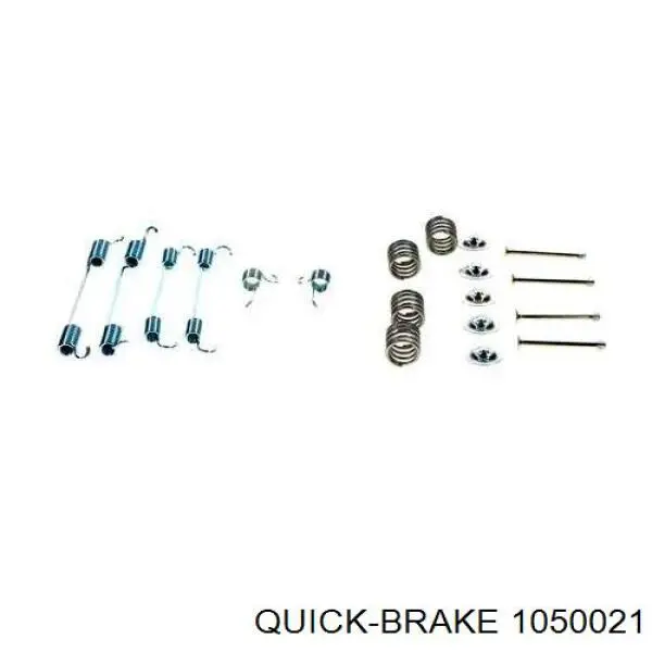 Установочный комплект задних барабанных колодок Quick Brake 1050021 цена, от 7.42 USD