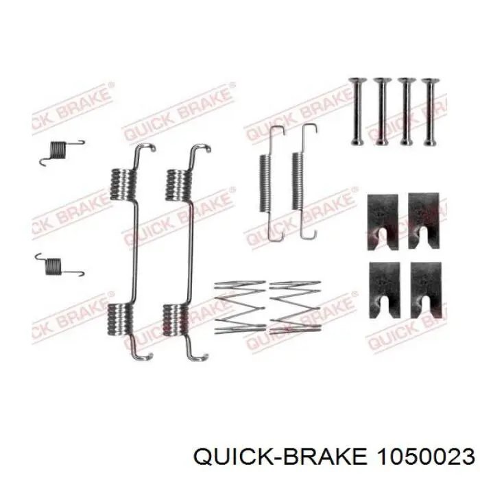 Ремкомплект тормозов задних QUICK BRAKE 1050023