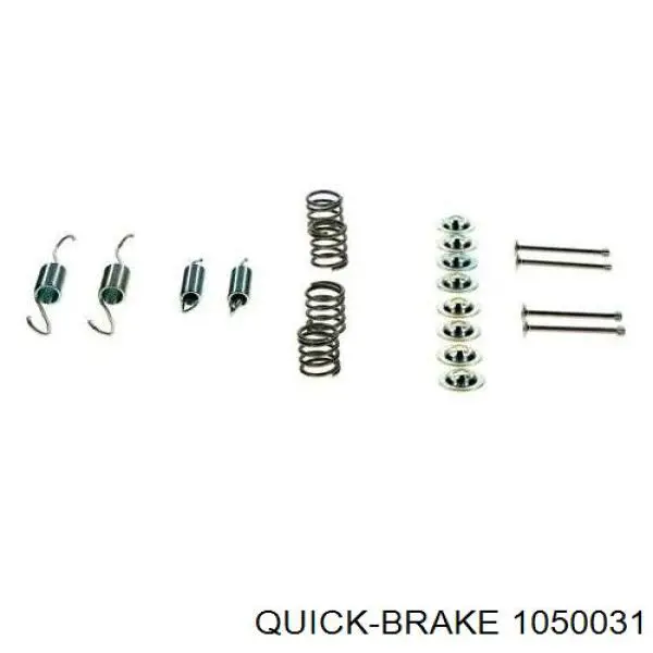 Установочный комплект задних барабанных колодок Quick Brake 1050031 цена, от 3.76 USD