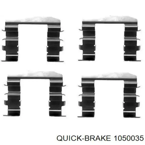 Монтажный комплект задних барабанных колодок Quick Brake 1050035
