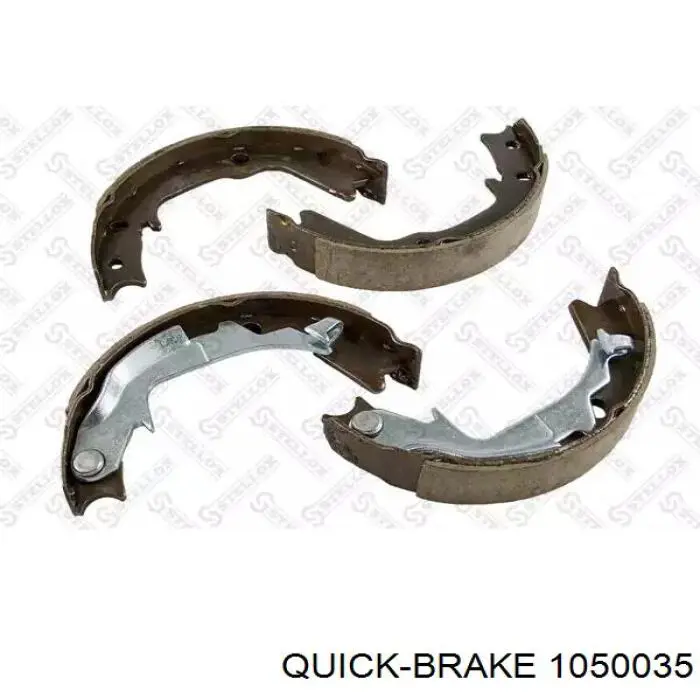 Монтажный комплект задних барабанных колодок 1050035 Quick Brake