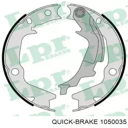 Купить 1050035 Quick Brake Монтажный комплект задних барабанных колодок