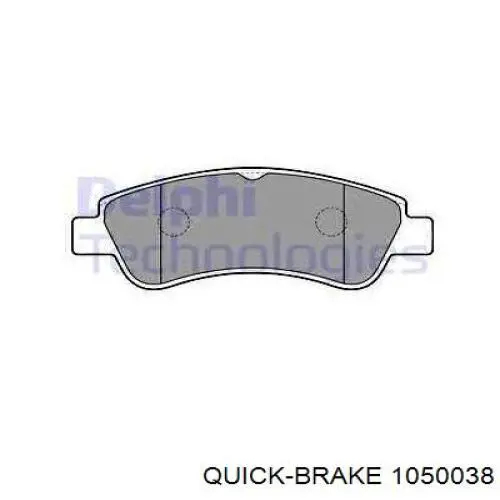 Kit de montaje, zapatas de freno traseras 1050038 Quick Brake