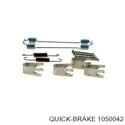 Установочный комплект задних барабанных колодок Quick Brake 1050042 цена, от 6.98 USD