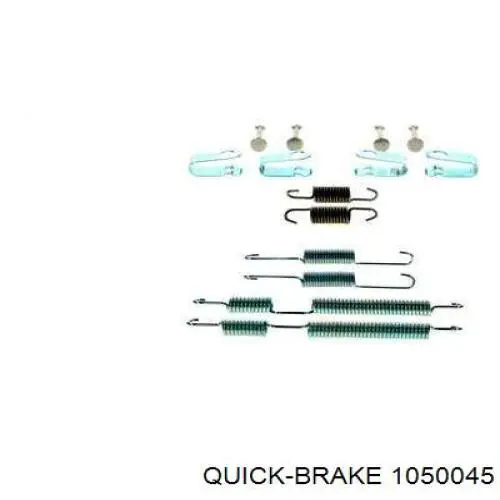 Установочный комплект задних барабанных колодок ABS 0045Q цена, от 16.18 USD