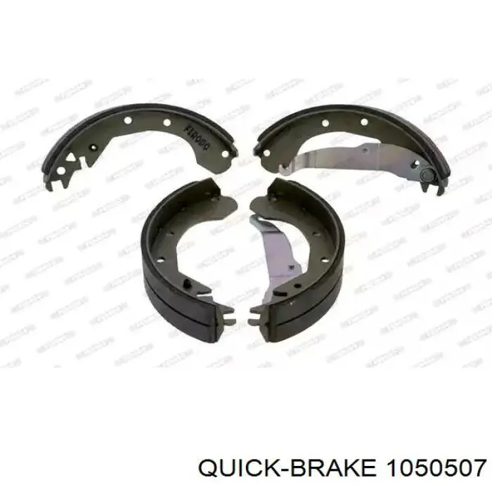 Установочный комплект задних барабанных колодок Quick Brake 1050507 цена, от 4.71 USD