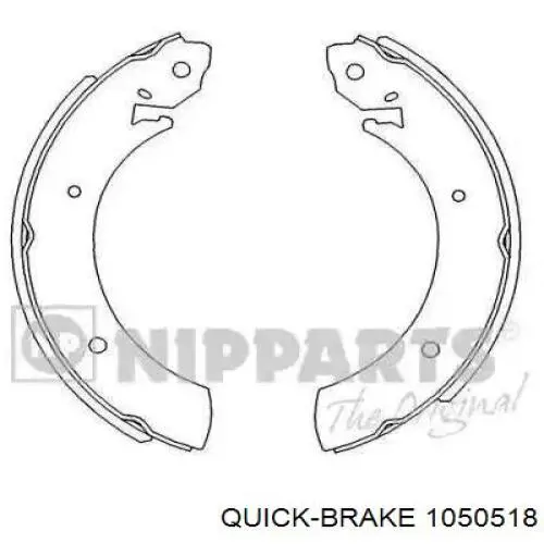 Купить 1050518 Quick Brake Ремкомплект тормозных колодок