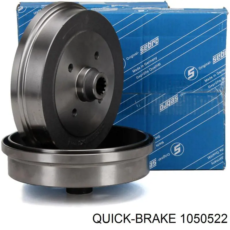 Монтажный комплект задних барабанных колодок 1050522 Quick Brake