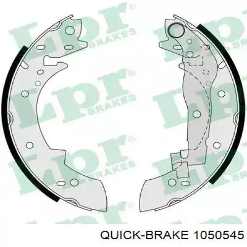 Установочный комплект задних барабанных колодок Quick Brake 1050545 цена, от 6.00 USD