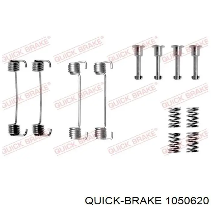 105-0620 Quick Brake ремкомплект тормозных колодок