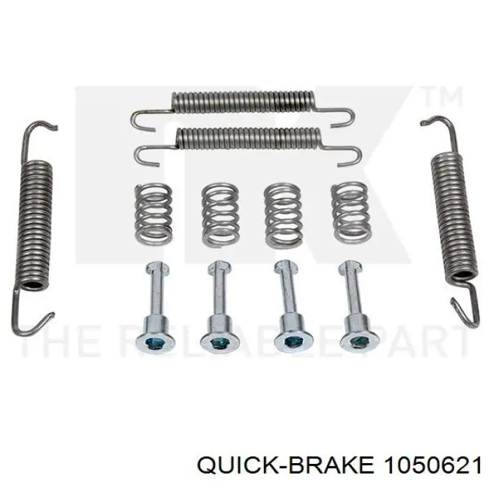 Купить 1050621 Quick Brake Монтажный комплект задних барабанных колодок