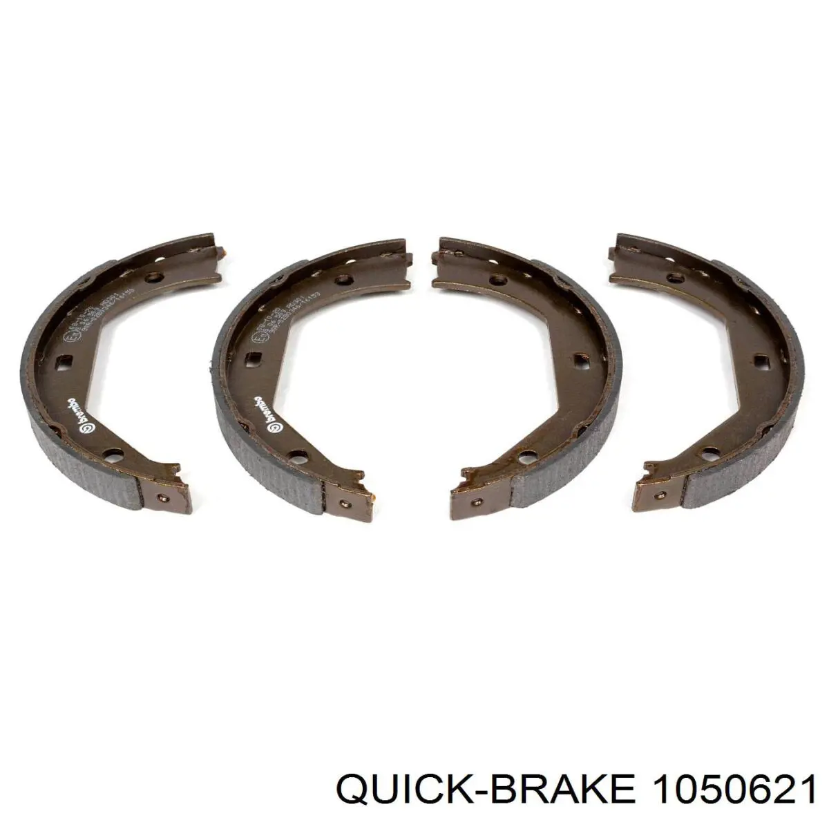 Монтажный комплект задних барабанных колодок 1050621 Quick Brake