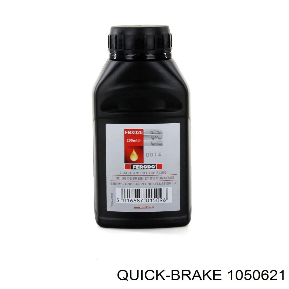 Монтажный комплект задних барабанных колодок Quick Brake 1050621