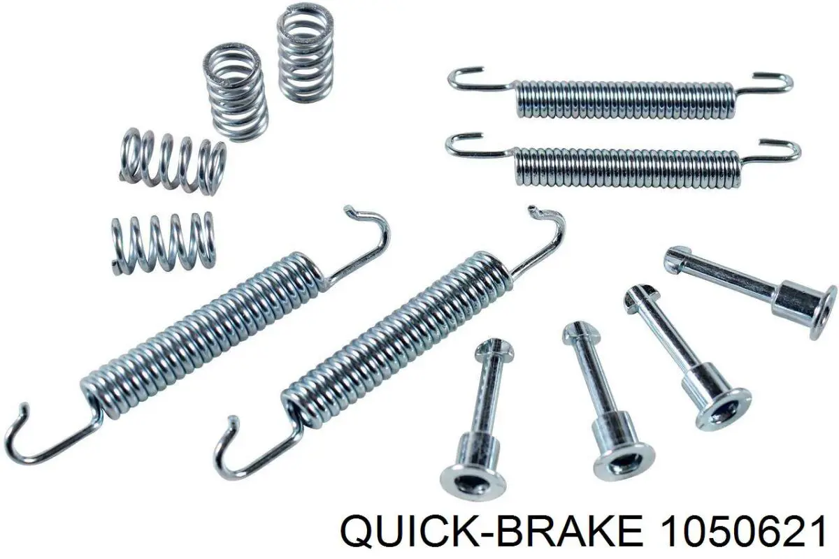 1050621 Quick Brake kit de montagem das sapatas traseiras de tambor