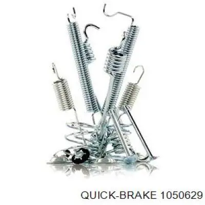 Монтажный комплект задних барабанных колодок 1050629 Quick Brake