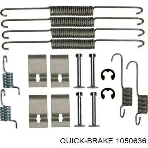 Ремкомплект тормозных колодок Quick Brake 1050636