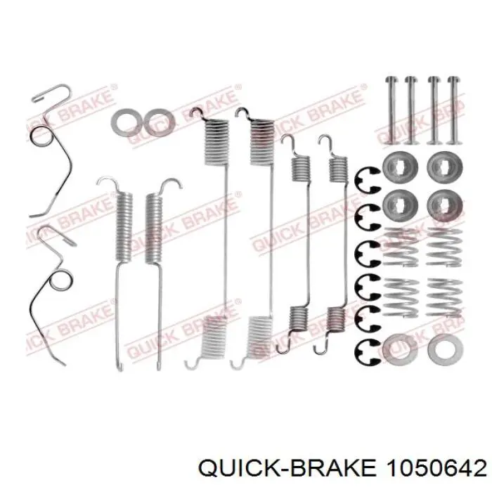 105-0642 Quick Brake ремкомплект тормозов задних